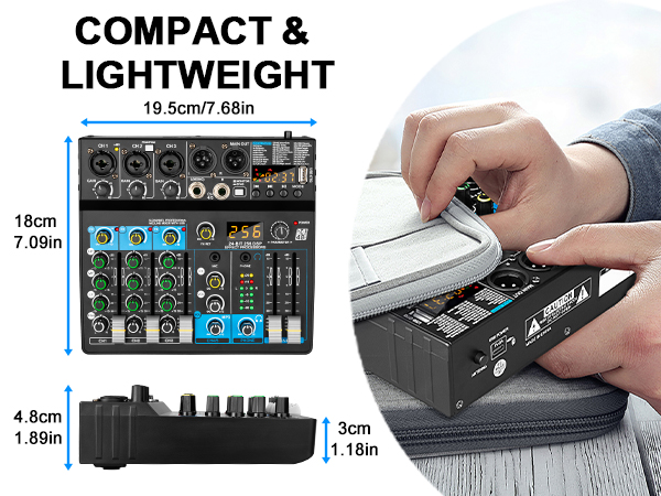 US-BF6 audio mixer