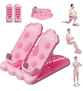 kisnbld Slant Board, 3 in 1 Calf Stretch Board with Foot Massager &amp; Resistance Bands, 12-Level Ad...