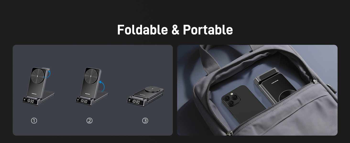 magsafe charger charging station wireless charger iphone magnetic 3 in 1 charging station apple