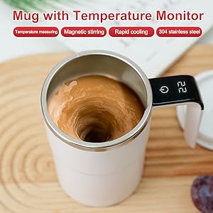 Self-stirring Coffee Mug