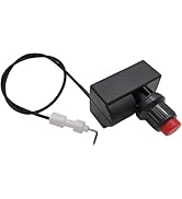 Patio Heater Electronic Push Button Pluse Igniter &amp; Wire Patio Heater Replacement Parts, Glass Tu...