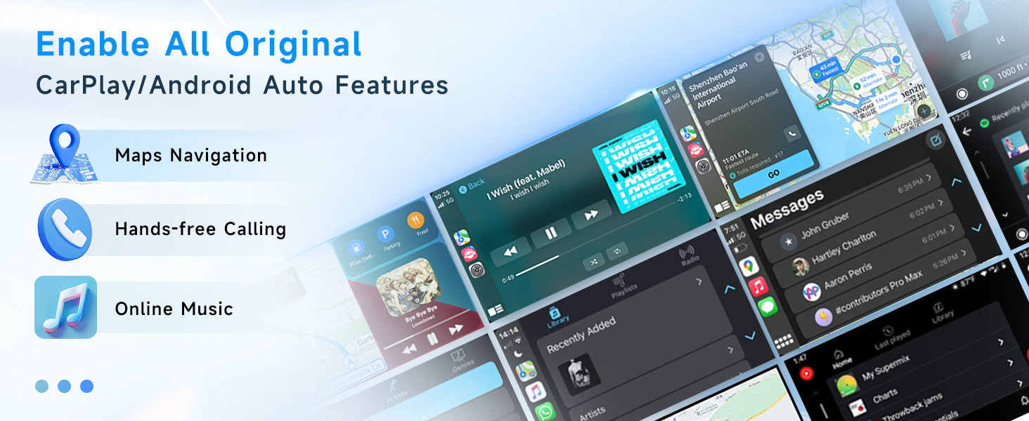 Wireless Car Play Android Auto