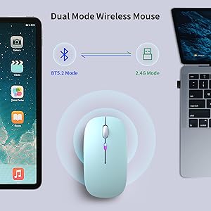 Bluetooth wireless dual-mode mouse