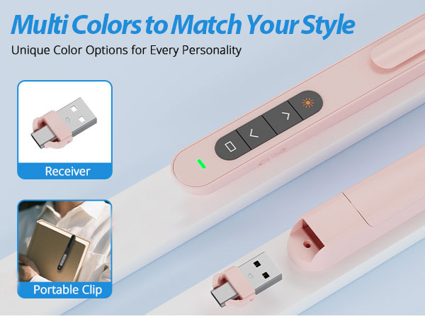 presentation clicker usb c