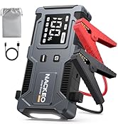 NACKEO Car Battery Jump Starter 8000A, Portable Car Jump Starter for All Gas and 12L Diesel Engin...