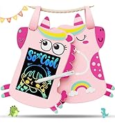 bravokids Unicorn Kid Toys for Girls, Portable LCD Writing Tablet Drawing Pad 4.5in Coloring Dood...
