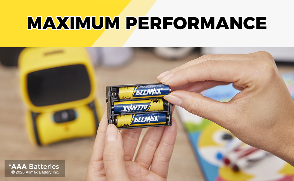 Allmax AAA batteries for electronic devices including remote controls, flashlights, wireless mice