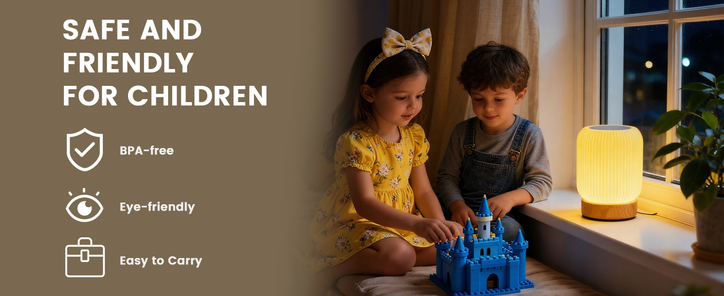 visual comfort eye-care technology lightweight portable sleek modern design brightness memory