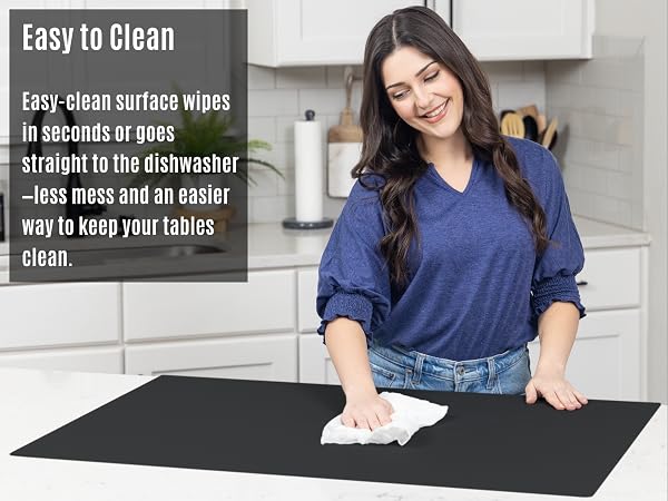 heat resistant silicone large craft table silicone paint mat work bench mat top table protector 