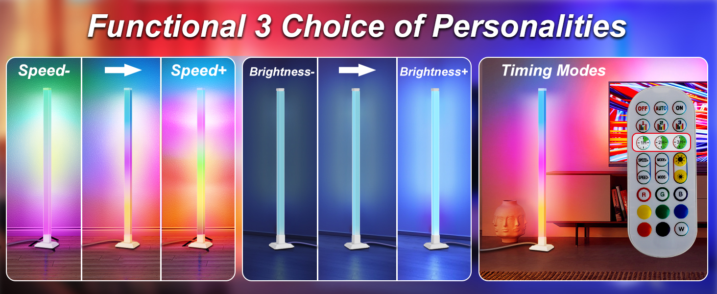 Functional Modes RGB Corner Light