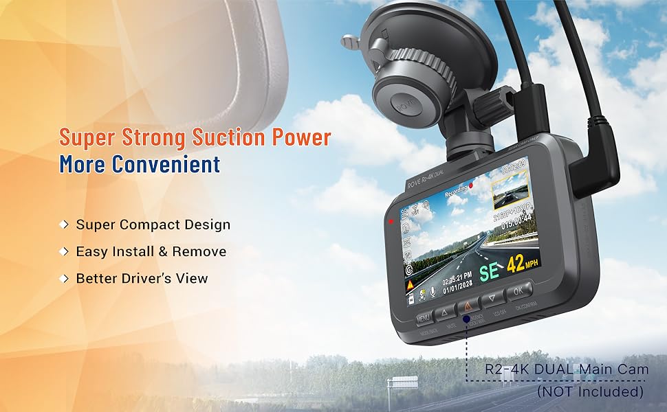 dash cam suction mount