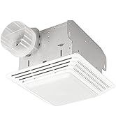 Broan-NuTone 678 Ventilation Fan and Light Combo for Bathroom and Home, 100 Watts, 50 CFM,White