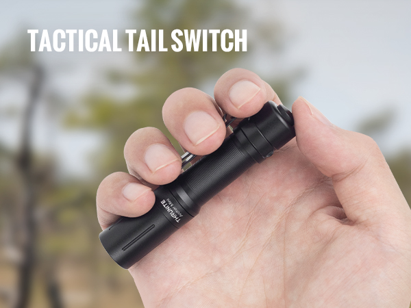 tactical tail switch flashlight
