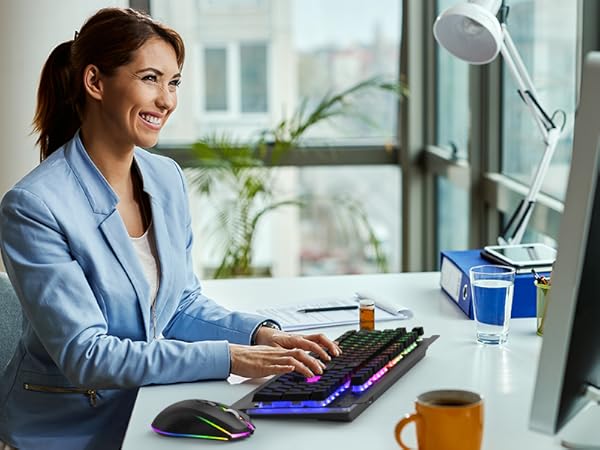 wireless keyboard mouse combo