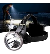 Trliradyn 20W Super Bright Headlamp 9000 mAh Rechargeable LED Headlight, SST40,3 Lighting Modes 1...