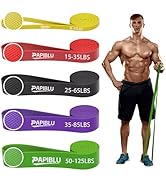 PAPIBLU Pull Up Bands, Resistance Bands Set for Pull-Up Assistance, Exercise Bands with Door Anch...