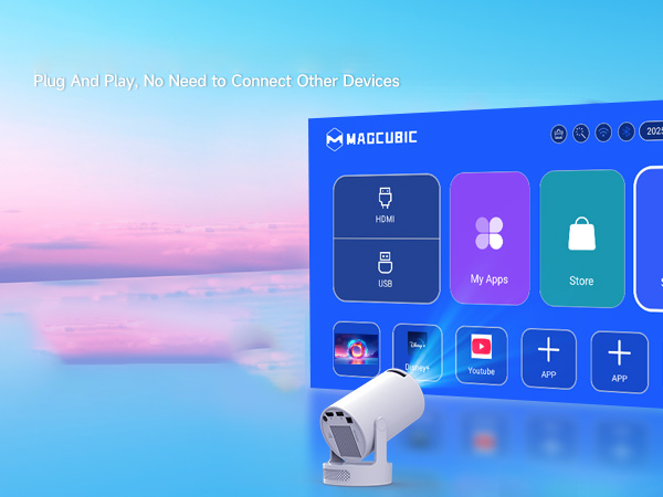 proyectores 4k bluetooth wifi Android 14
