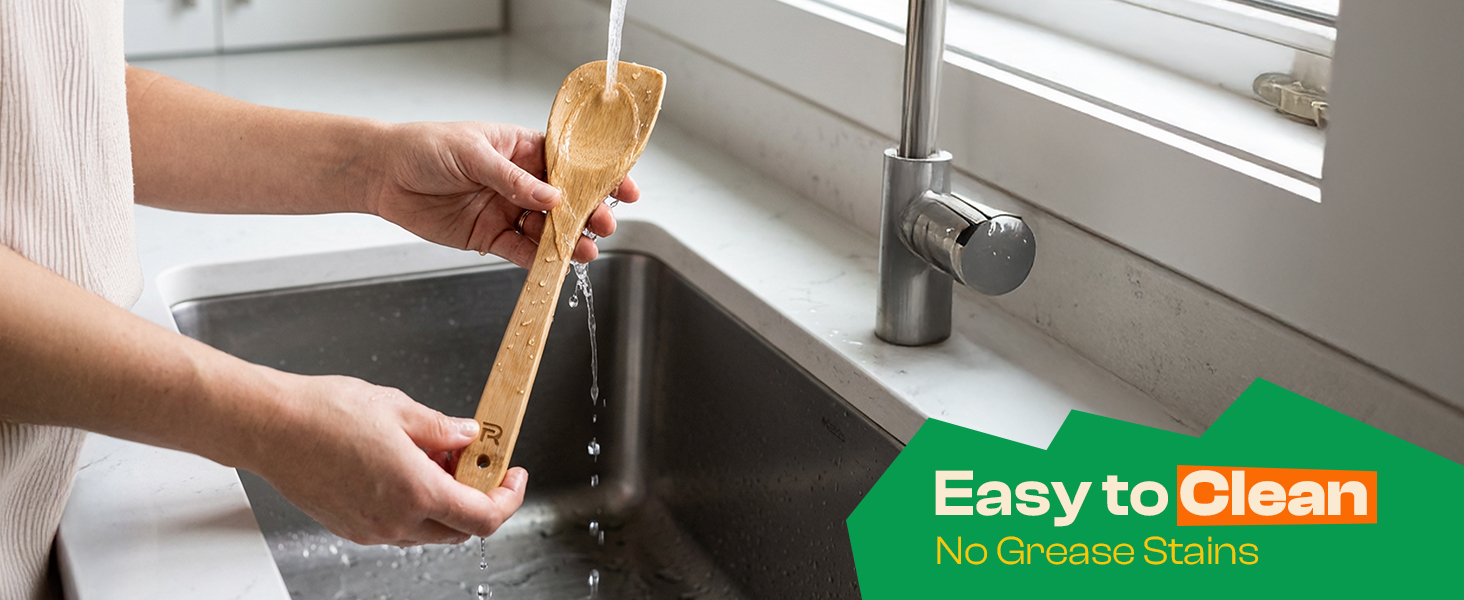 Riveira Bamboo Cooking Spoons 6-Piece