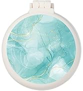 Mini hairbrush, pocket hairbrush with mirror, portable for purse/pocket, travel size (Beautiful m...