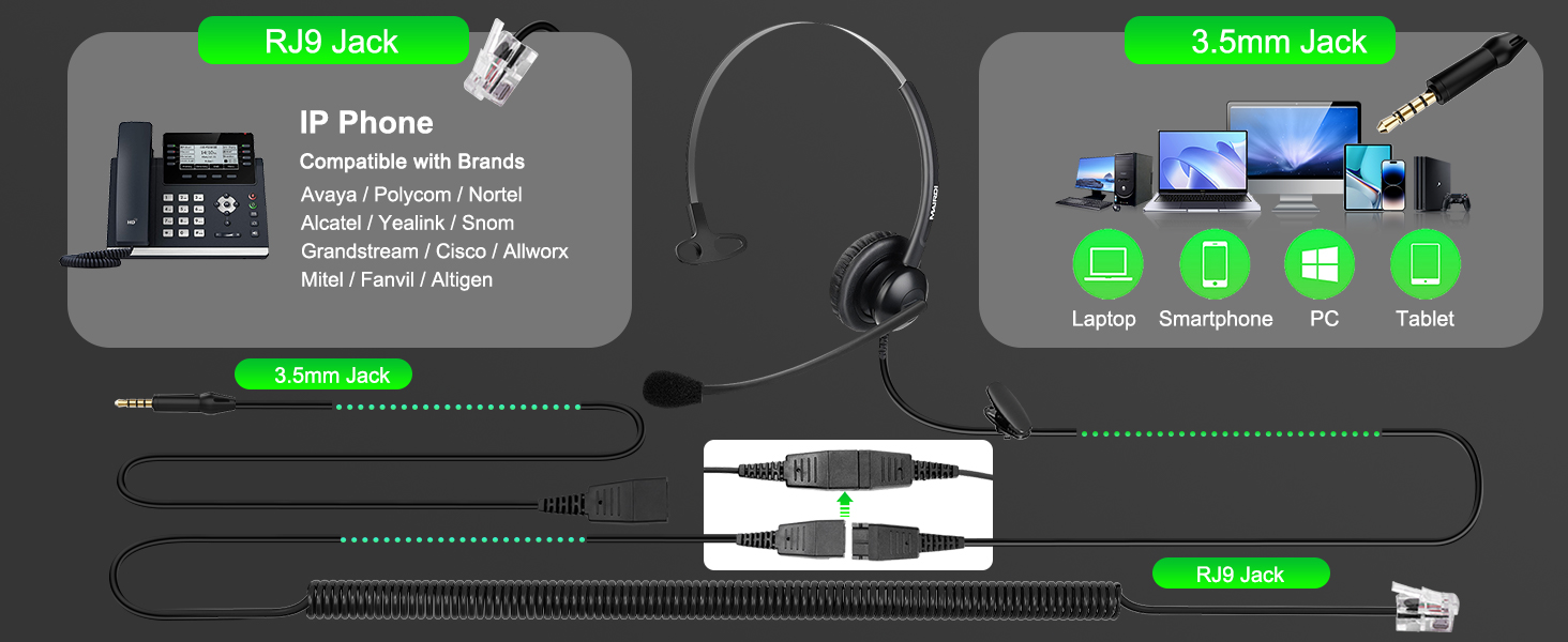 landline headset 510