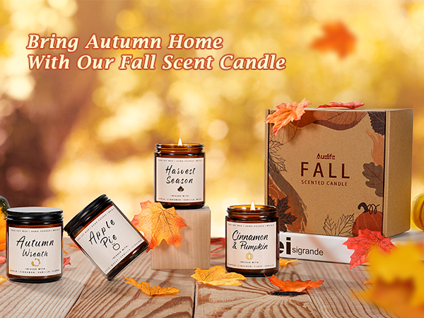 fall candle set
