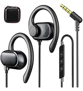 Open Ear Headphones Wired 3.5mm Earphones for Chormebook Laptop PC,Over Earbuds Wired with Ear Ho...