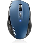 TECKNET Bluetooth Mouse, 3200 DPI Wireless Mouse, 2-Year Battery Computer Mouse 6 Adjustable DPI,...
