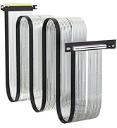 GLOTRENDS PCIe 5.0 X16 Riser Cable for GPU Server, Industrial-Grade Performance,1000mm Length Rig...