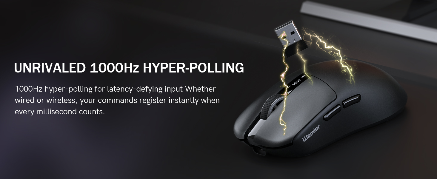 UNRIVALED 1000Hz HYPER-POLLING