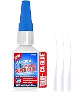 20g Thin CA Glue (2-3 CPS), 3-5 Second Cure Time - Ideal for Hobbies and Precision Work: Woodwork...