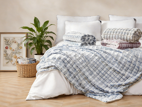 Royal Luxe Micromink Sherpa Reversible Throw