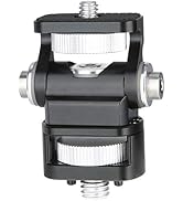 NICEYRIG DSLR Monitor Mount for ARRI Standard 3/8'' Hole, Tilt and Swivel Holder for Camera Cage ...