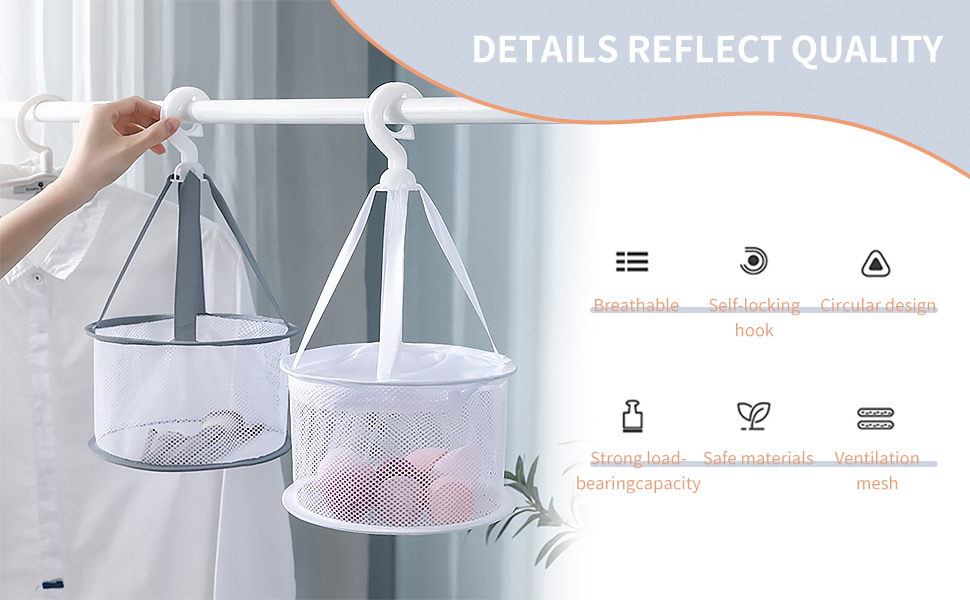 Hanging Mesh Drying Rack Basket