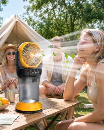 30000mAh Portable Misting Fan