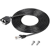 SinLoon RJ50 10P10C Male to Female Extension Cable with Shielding Connectors for Scanning Code Gu...