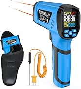 INSTRODOTS Infrared Thermometer Temperature Gun, -40? to 2192? Dual Laser High Temp Thermometer w...