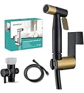 BARROCK Handheld Bidet Sprayer for Toilet, Stainless Steel Metal Made Baby Cloth Diaper Spraying ...