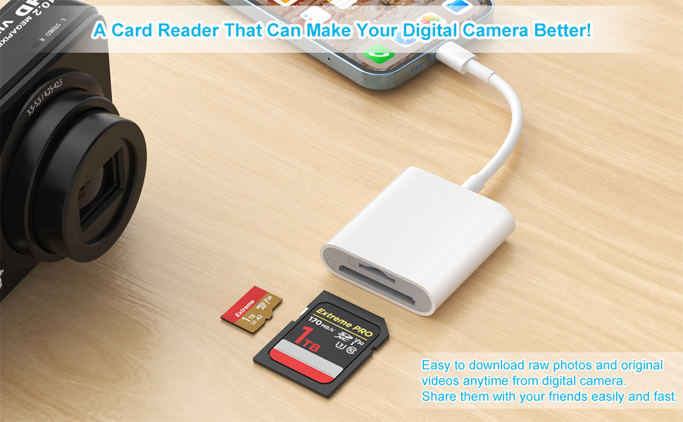 Sd Card Reader for iPhone