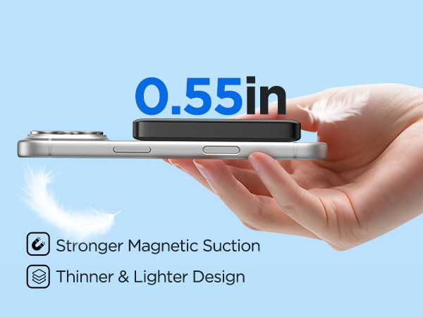for Magsafe Power Bank,10000mAh Ultra Slim Magnetic Phone Charger Portable Magsafe Battery Pack