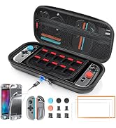 [All in One] Bundle Accessories for Nintendo Switch 2, Carrying Case for Switch 2 with Clear Dock...