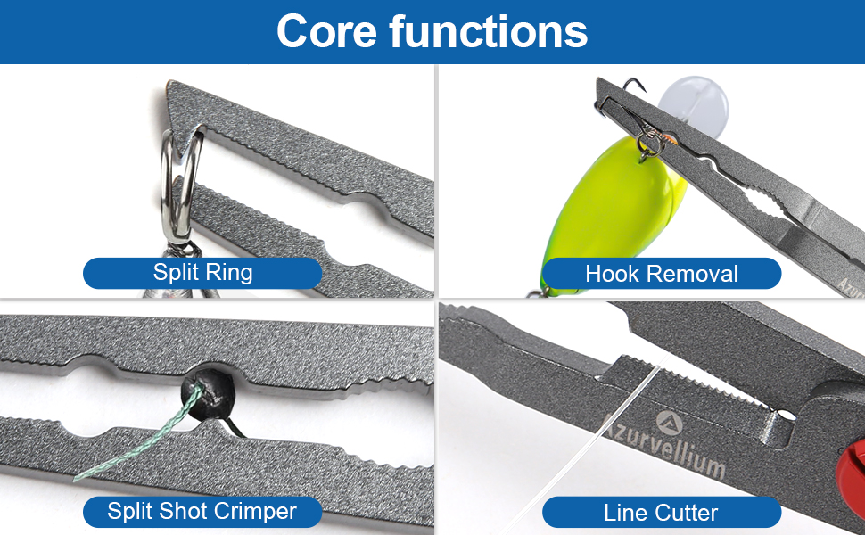 Open Split Rings, Remove Hooks, Crimp Weights and Cut Line Cleanly