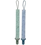 Nuby Pacifinder Baby Pacifier Clip - (2-Pack) - Pacifier Holder Clip with Convenient Hook Loop - ...