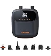 AIRBANK Paddle Board Pump Electric 20PSI The Puffer Pro, Portable SUP Pump, Dual-Stage Inflation ...