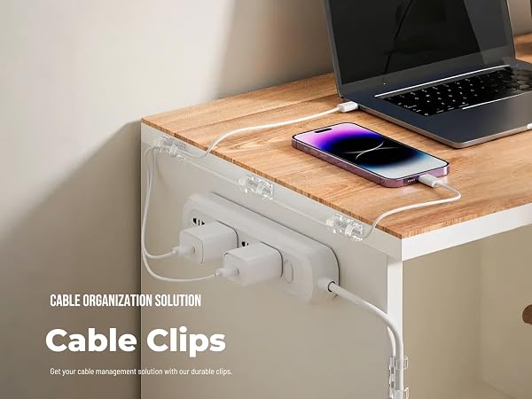clear organizer string led car clip cords