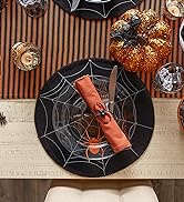 Halloween themed tablescape