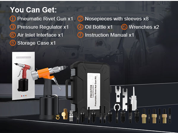  Pneumatic Rivet Nut Gun