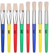 Mr. Pen- Paint Brushes for Kids, 8 Pcs, Toddler Paint Brushes, Chubby Paint Brushes, Flat Paint B...
