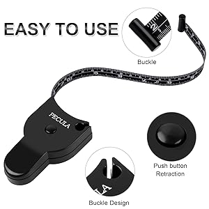 measure body measuring tape retractable waist measurement tape waist measuring tape for weight loss