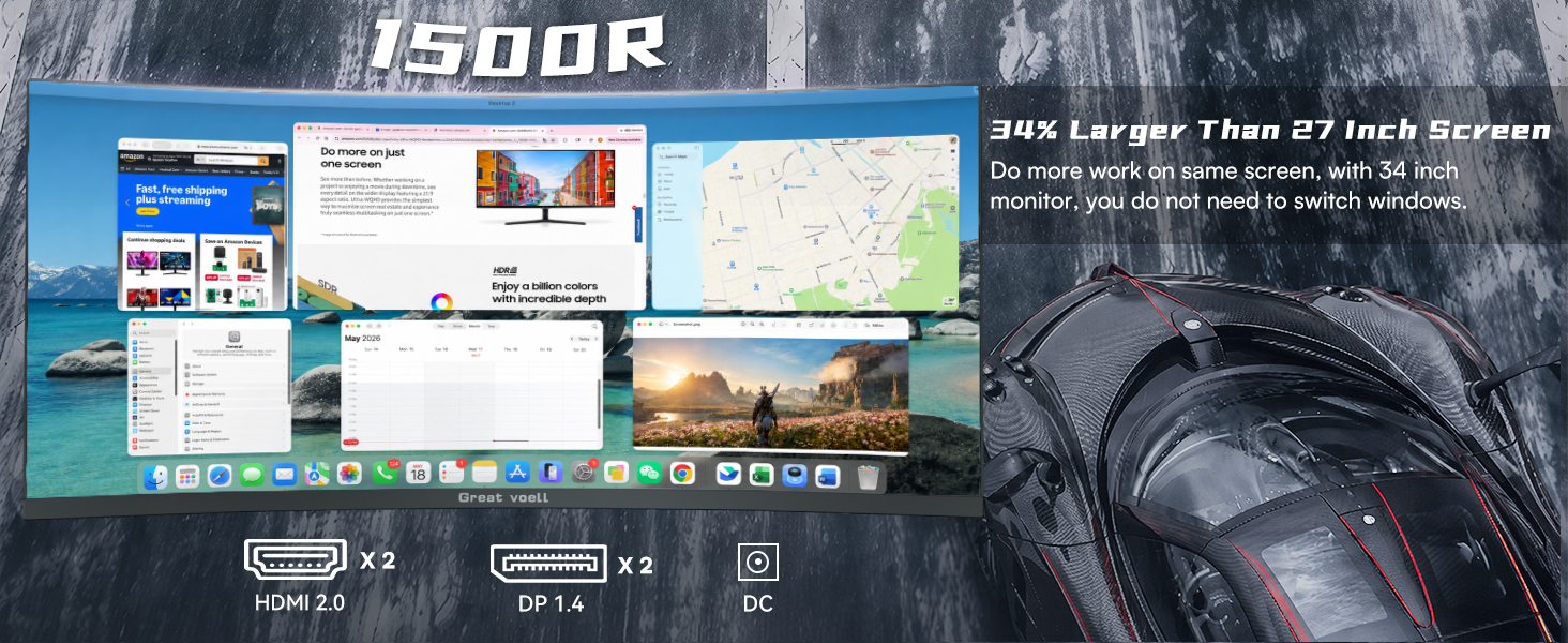 34 Curved Gaming Monitor 240Hz 2K
