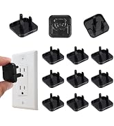 MECCANIXITY 12 Pack Outlet Covers Proofing, Electrical Safety Plug Covers Outlets Socket Proof Ca...